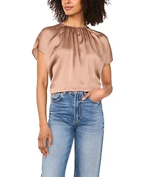 Vince Camuto Gathered Neck Top