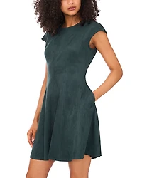 Vince Camuto Princess Seam Cap Sleeve Mini Dress