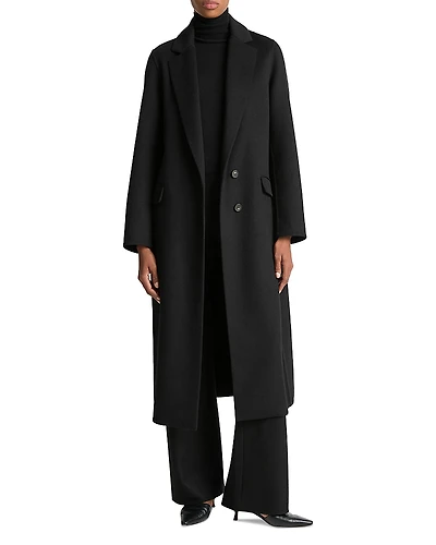 Vince Single Breasted Classic Coat