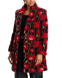 L'Agence Tristan Sherpa Midi Coat
