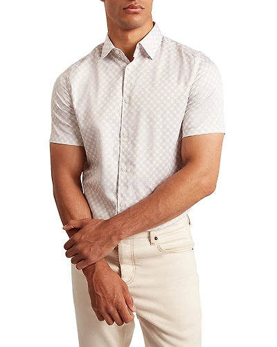 Ted Baker Sefsho Printed Short Sleeve Shirt