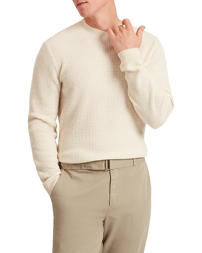 Ted Baker Clacx Long Sleeve Waffle Stitch Crew