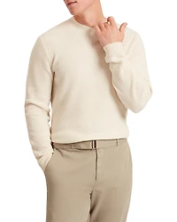 Ted Baker Clacx Long Sleeve Waffle Stitch Crew