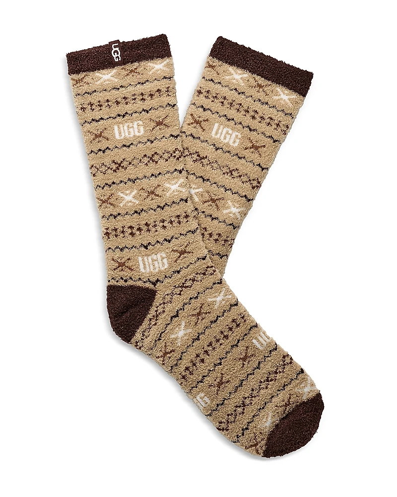 Ugg Leslie Fuzzy Crew Socks