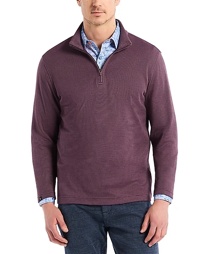 Robert Graham Troland Quarter Zip Sweater