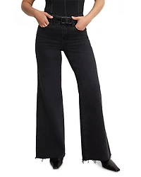 Good American Soft Tech Petite Palazzo Jeans