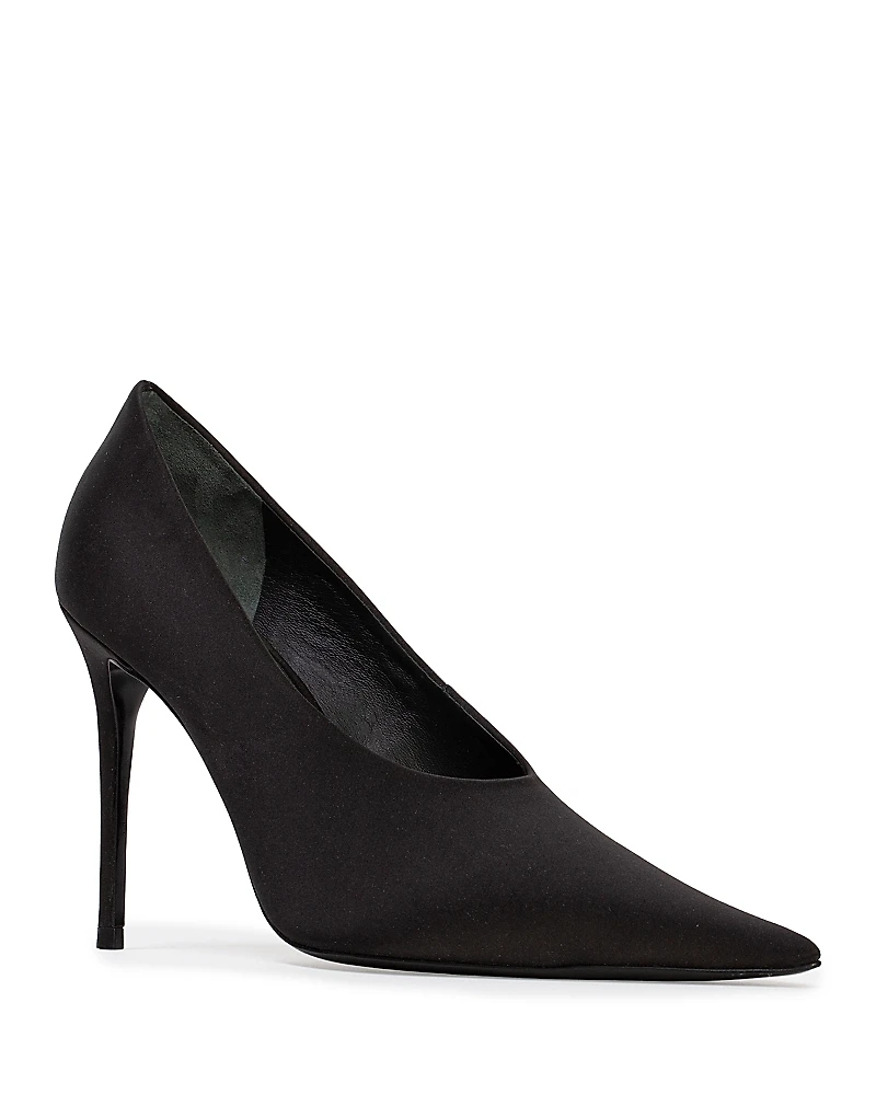 Black Suede Studio Women's Jona Pumps