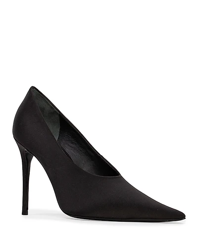 Black Suede Studio Women's Jona Pumps