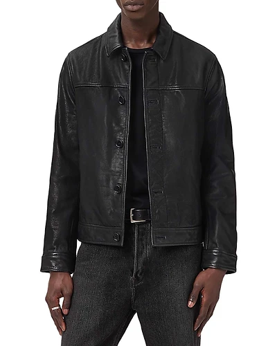Allsaints Nates Leather Jacket