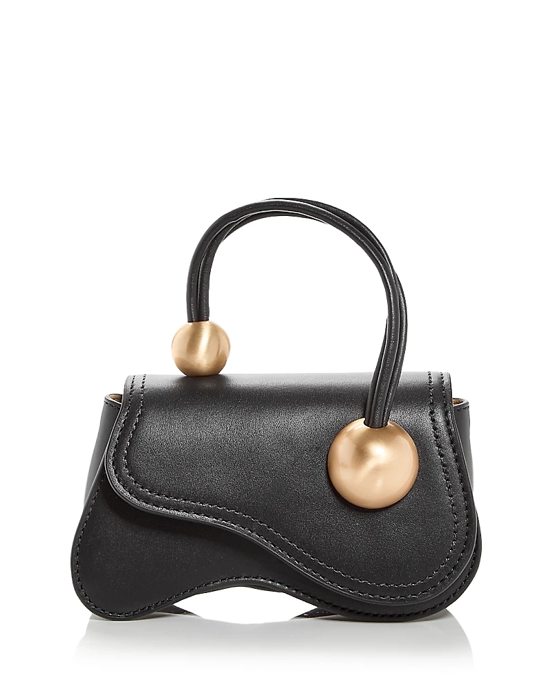 Cult Gaia Kazia Leather Nano Crossbody Bag