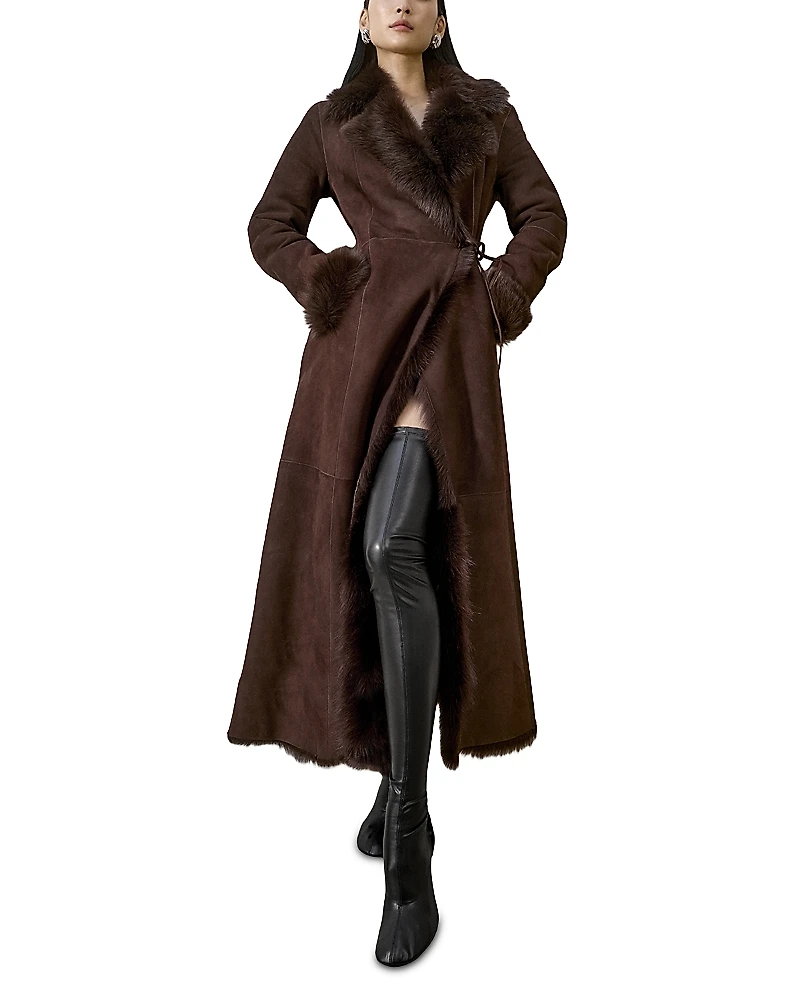 Nour Hammour Joni Shearling Coat