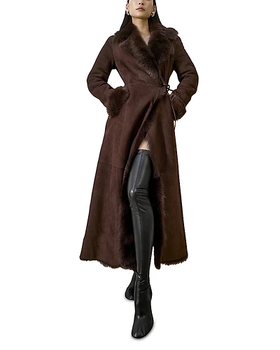 Nour Hammour Joni Shearling Coat