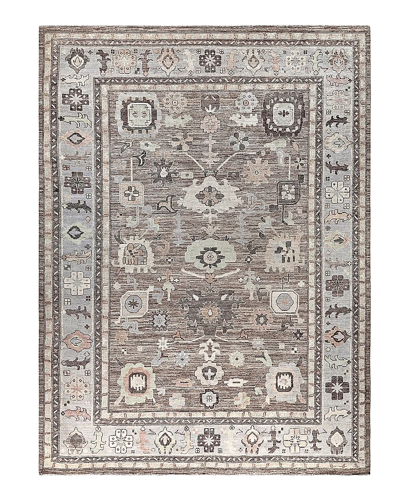 Bloomingdale's Colorful Oushak M0103-32 Area Rug, 10'2x13'8