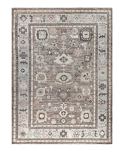 Bloomingdale's Colorful Oushak M0103-32 Area Rug, 10'2x13'8
