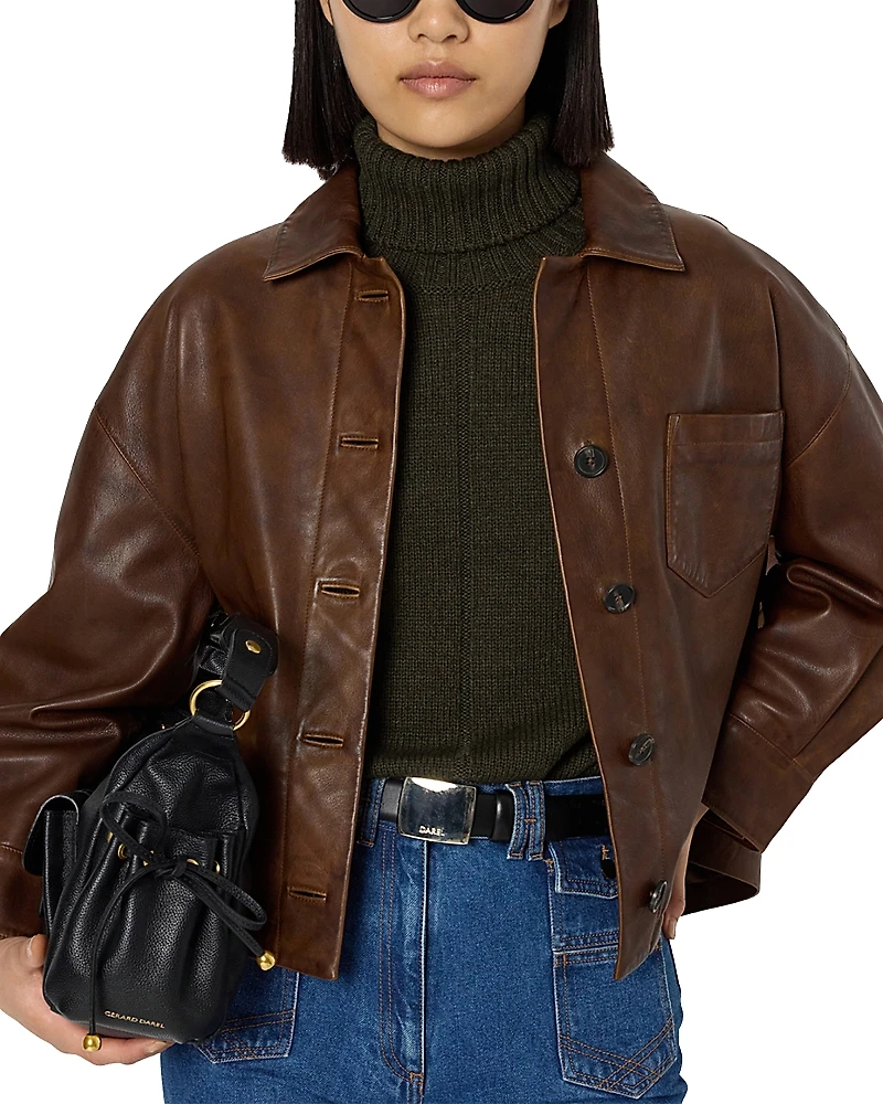 Gerard Darel Nicole Leather Jacket
