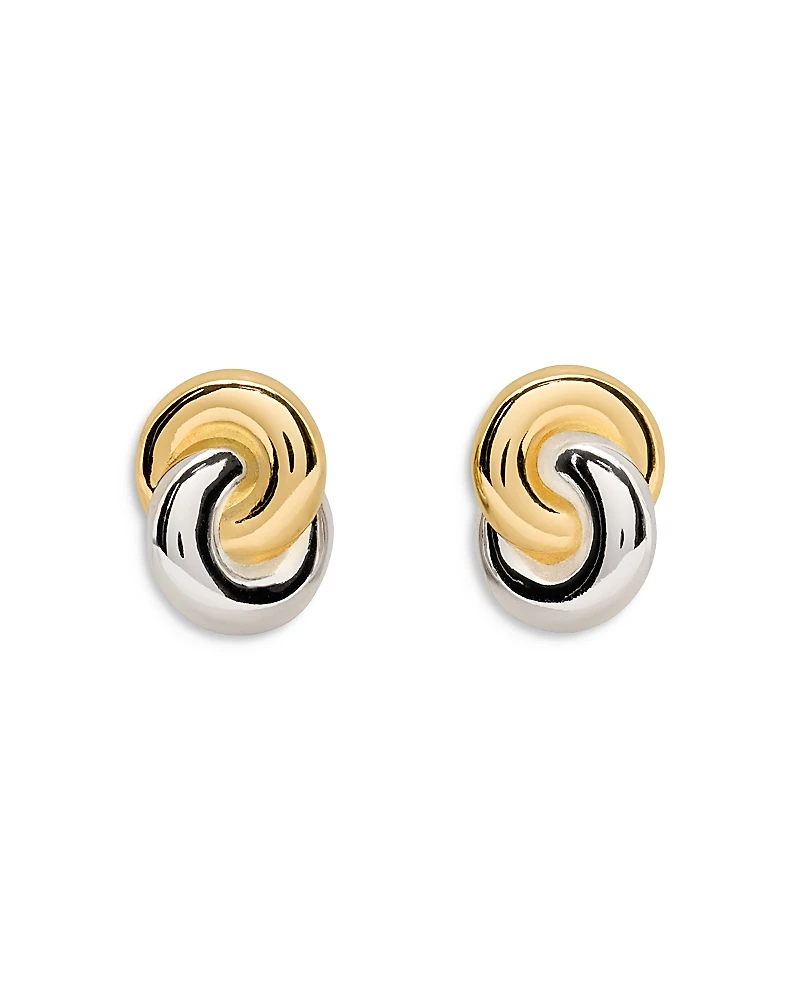 kate spade new york Interlock Polished Stud Earrings
