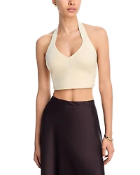 Wardrobe. nyc Cropped Halter Top