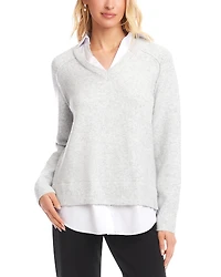 Karen Kane Layered Look Sweater