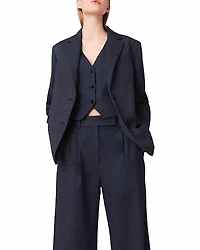 Maje Vernona Stripe Jacket