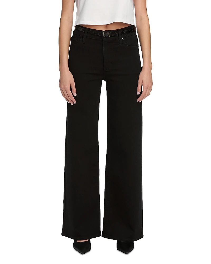 Frame Pixie Le Slim High Rise Palazzo Jeans