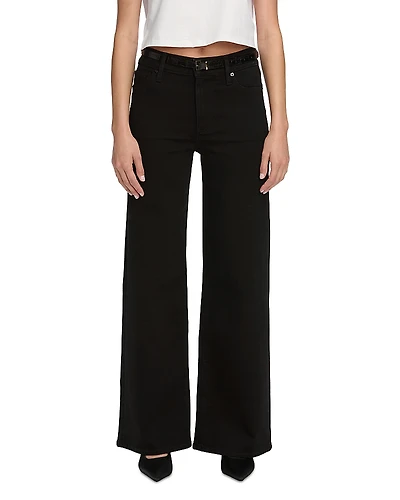Frame Pixie Le Slim High Rise Palazzo Jeans