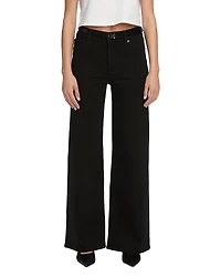 Frame Pixie Le Slim High Rise Palazzo Jeans