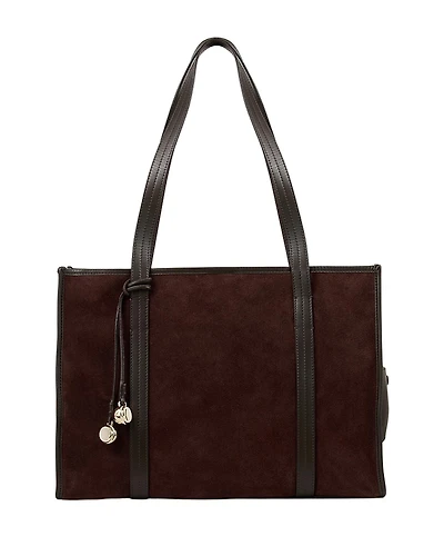 Sandro Medium Soft Suede Tote Bag