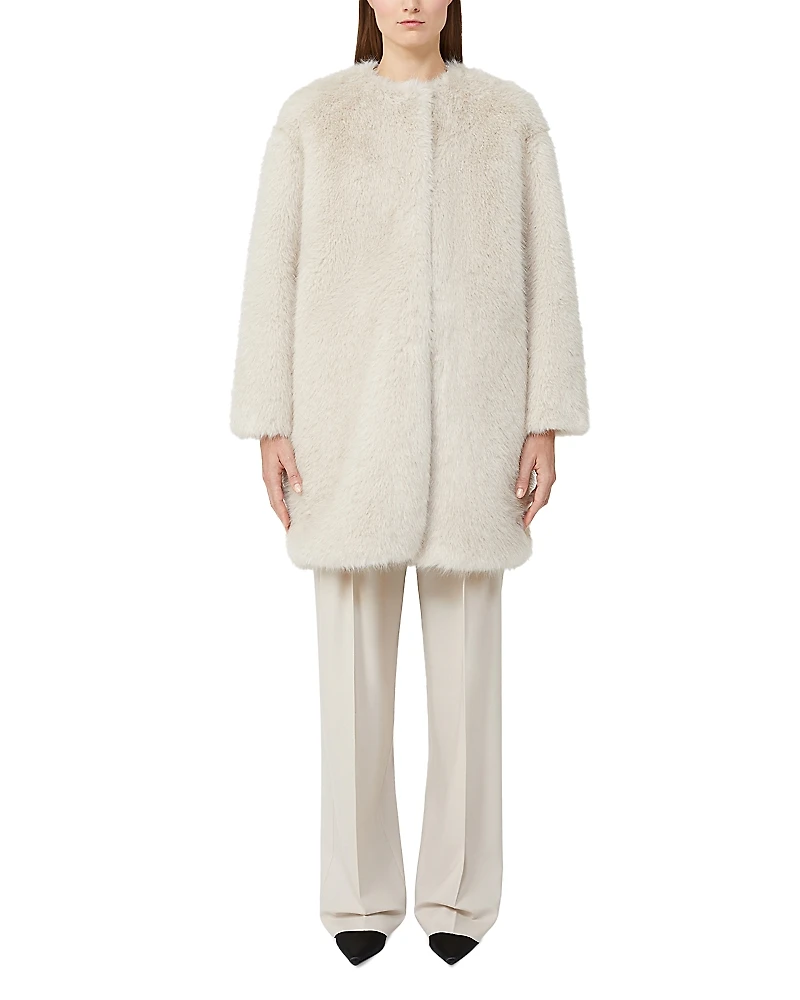 Max Mara Studio Eros Faux Fur Coat