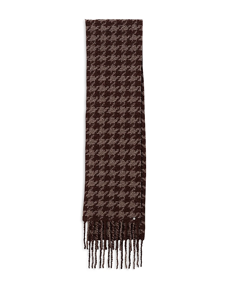 rag & bone Nora Houndstooth Alpaca Blend Scarf