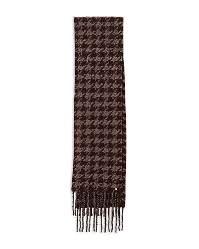 rag & bone Nora Houndstooth Alpaca Blend Scarf