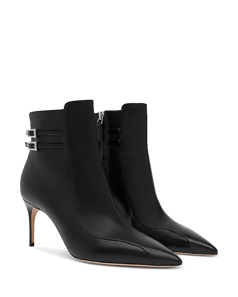 Malone Souliers Women's Giordana Double Buckle Stiletto Boots