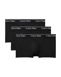 Calvin Klein Microfiber Stretch Low Rise Trunks, Pack of 3