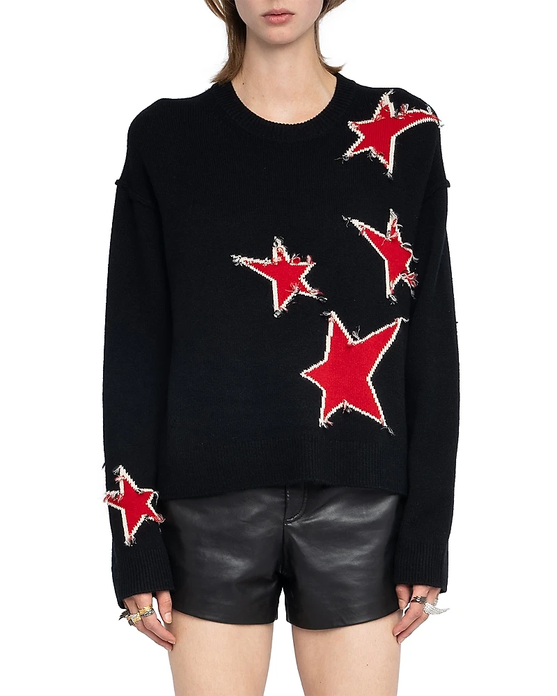 Zadig & Voltaire Markuz Cashmere Crewneck Sweater