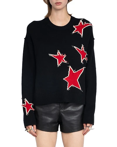 Zadig & Voltaire Markuz Cashmere Crewneck Sweater