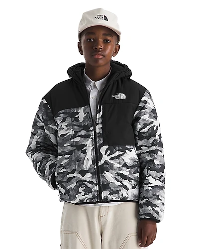 The North Face Boys' Reversible Shasta Full Zip Hooded Printed Jacket - Big Kid