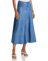 Cinq A Sept Mathilde Denim Line Skirt