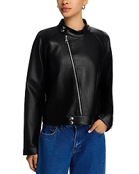 Steve Madden Jett Faux Leather Moto Jacket