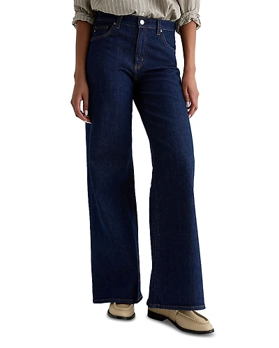 Ag Saige Mid Rise Wide Leg Jeans