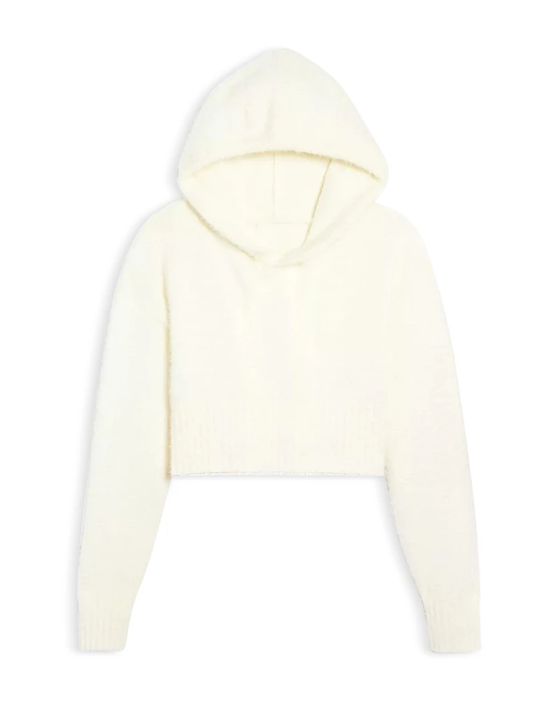 Katiejnyc Girls' Emery Cropped Sweater Hoodie - Big Kid