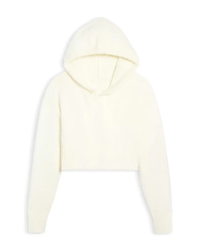 Katiejnyc Girls' Emery Cropped Sweater Hoodie - Big Kid