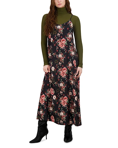 Point A Line Satin Slip Dress