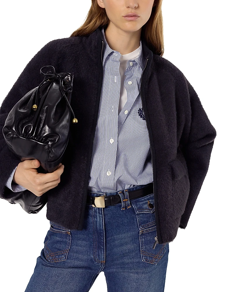 Gerard Darel Elvira Zip Cardigan