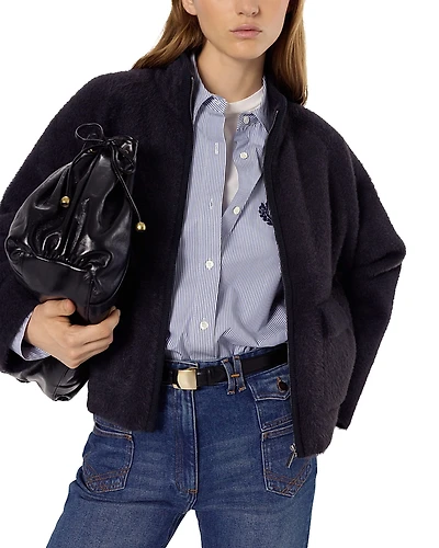 Gerard Darel Elvira Zip Cardigan