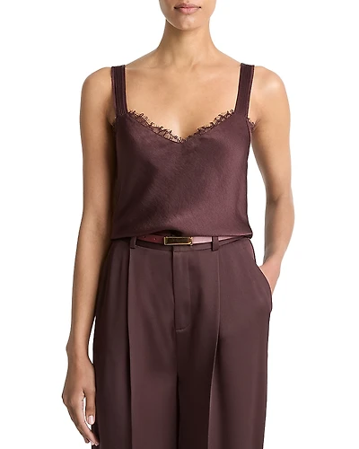 Vince Placed Lace Cami Top