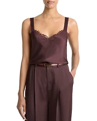 Vince Placed Lace Cami Top
