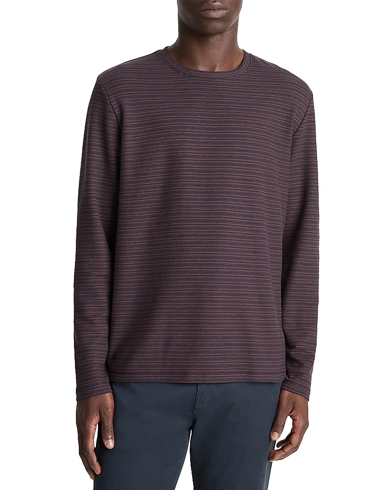 Vince Long Sleeve Pima Crewneck Tee