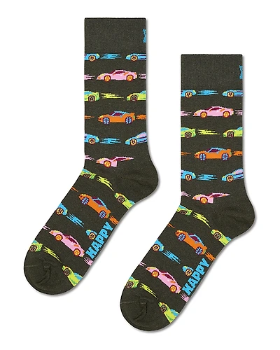 Happy Socks Car Stripe Socks