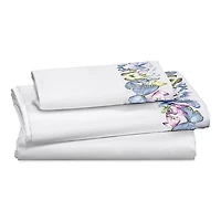 Dea Luxury Linens Palm Beach Farfalle Butterfly Sateen Sheet Set