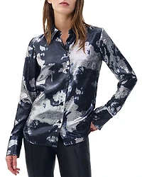 rag & bone Yvette Metallic Shirt