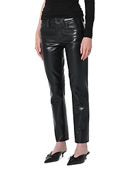 Agolde Cocktail Low Rise Leather Ankle Jeans
